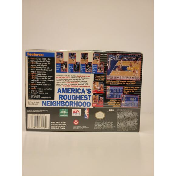 NIB Still In Wrapper 1993 NBA Showdown for Super Nintendo - Picture 2 of 6